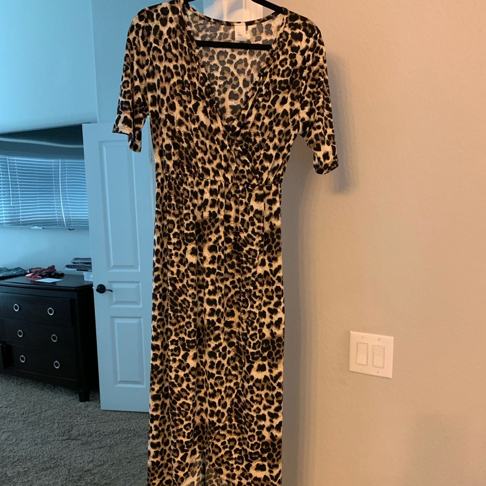 Leopard Maxi Dress